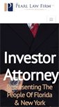 Mobile Screenshot of investorattorneys.com